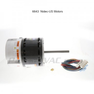 6643 Nidec-US Motors Replaces MOT12280