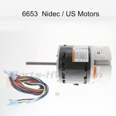 6653 Nidec / US Motors Replaces MOT12283 Trane