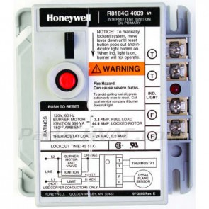 R8184G4066 Honeywell CAD CELL RELAY  - 15 SEC LED FOR LOCKOUT