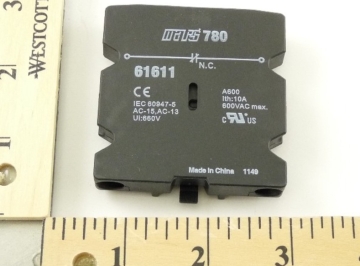 61611 MARS 1N/C 25/60A Side Mt Auxiliary